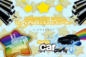 Print // Certificates // StarringSMU'10 // CarFoamParty // VVIP Certificate Of Appreciation 2010